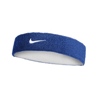 Nike Swoosh Classic Reversible Headband (Cotton Blend) royal blue/white - 1 piece
